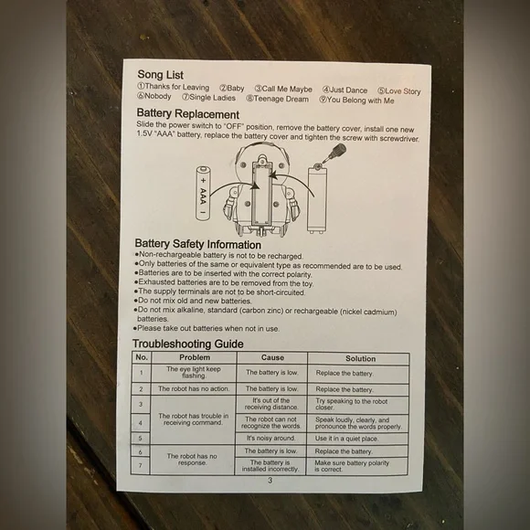 Pocket Talking Robot - Picture 7 of 7